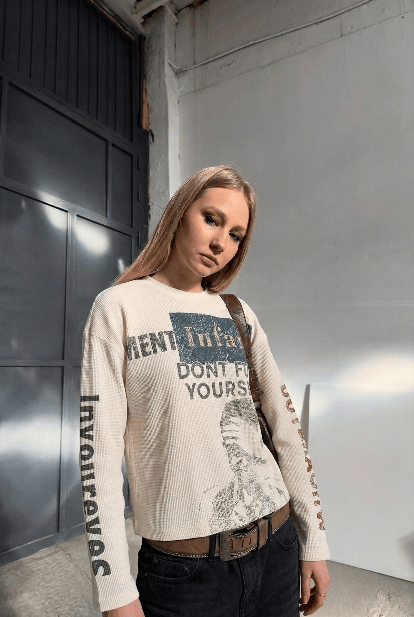 T-Shirt Manches Longues Retro "Portrait Classic"